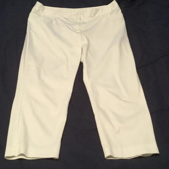 Crop white‎ pants - Picture 1 of 7